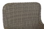 DKD Home Decor Mesa de Comedor para Terraza y Jardín, Set de 7 Piezas en Ratán Sintético y Acero con Cristal, Color Beige y Gris, Dimensiones 200 x 100 x 75 cm, Incluye Cojines