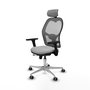 PIQUERAS Y CRESPO Silla de oficina Jorquera con mecanismo Sincro/Traslack Gris