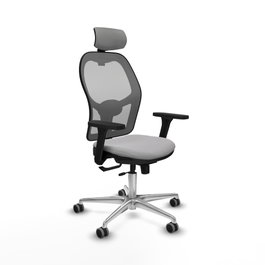 PIQUERAS Y CRESPO Silla de oficina Jorquera con mecanismo Sincro/Traslack Gris