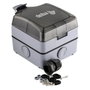 EQUIP Caja de distribución 1-Port Keystone sin blindaje outdoor gris