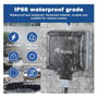 EQUIP Caja de distribución 1-Port Keystone sin blindaje outdoor gris