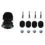 EQUIP Caja de distribución 1-Port Keystone sin blindaje outdoor gris