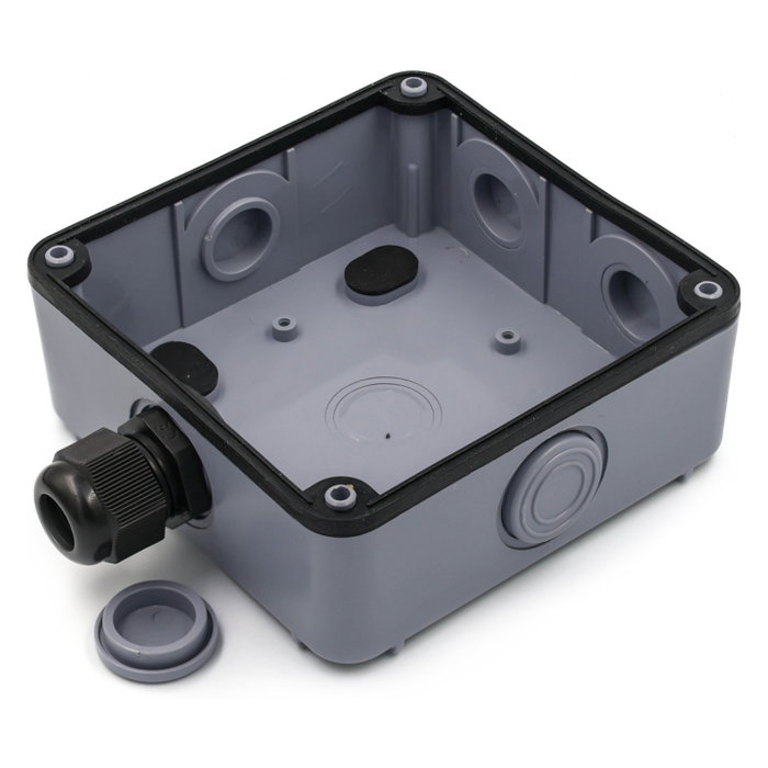 EQUIP Caja de distribución 1-Port Keystone sin blindaje outdoor gris EQUIP Caja de distribución 1-Port Keystone sin blindaje outdoor gris