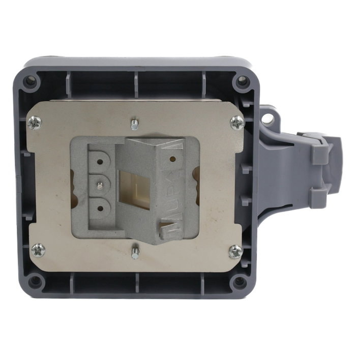 EQUIP Caja de distribución 1-Port Keystone sin blindaje outdoor gris EQUIP Caja de distribución 1-Port Keystone sin blindaje outdoor gris