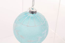 DKD Home Decor Bola Navidad Cristal 8 x 8 cm (6 Unidades)