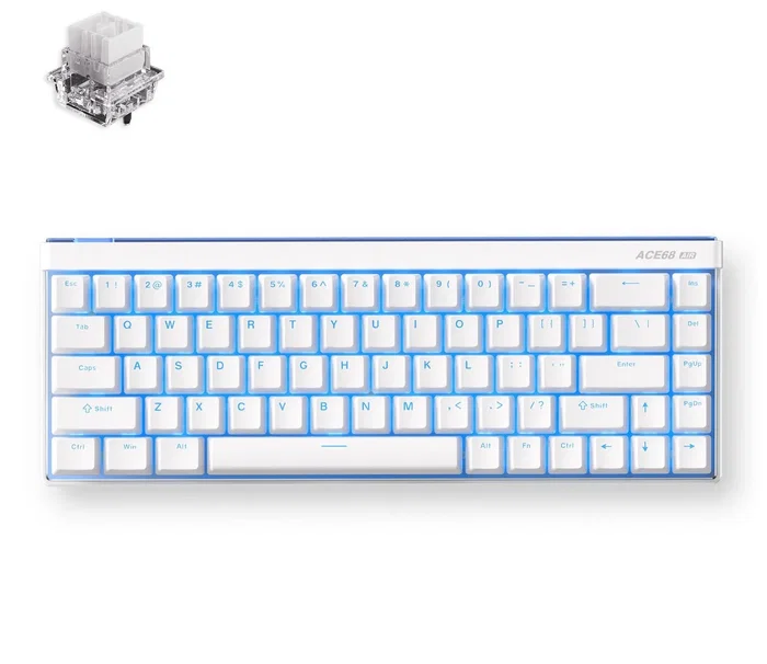 Mchose Ace 68 Air Teclado Gaming Magnético Blanco RGB Mchose Ace 68 Air Teclado Gaming Magnético Blanco RGB