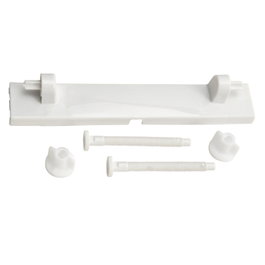 WOLFPACK LINEA PROFESIONAL Juego Accesorios Para tapa Wc Blanco con Anclajes