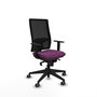 PIQUERAS Y CRESPO Silla de oficina Horna con mecanismo Sincro, Morado y Negro