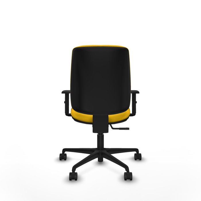 PIQUERAS Y CRESPO Silla de oficina Alares, Tela Amarillo, Mecanismo Sincro, Brazos 1D PIQUERAS Y CRESPO Silla de oficina Alares, Tela Amarillo, Mecanismo Sincro, Brazos 1D