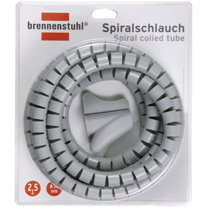 Brennenstuhl Manguera Espiral Gris 2,5m Ø 20mm