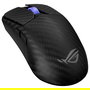 ASUS Ratón Óptico Inalámbrico ROG Harpe Ace Extreme, 42000 DPI, RF Wireless + Bluetooth + USB, Negro