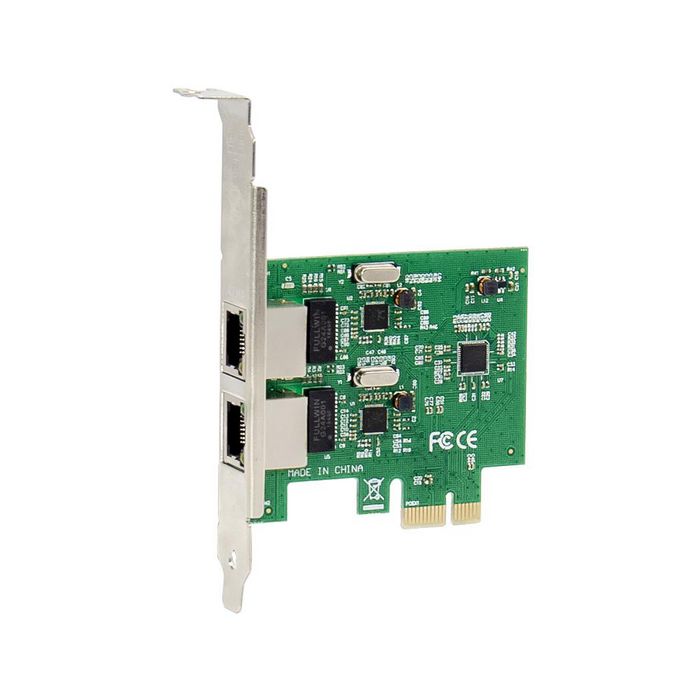 MicroConnect Tarjeta de Red Ethernet Gigabit PCI-E 8111F de Doble RJ45