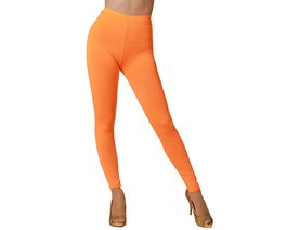 Leggings Naranja Fluor Adulto - Perfectos para disfraces y fiestas temáticas