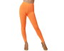 Leggings Naranja Fluor Adulto - Perfectos para disfraces y fiestas temáticas