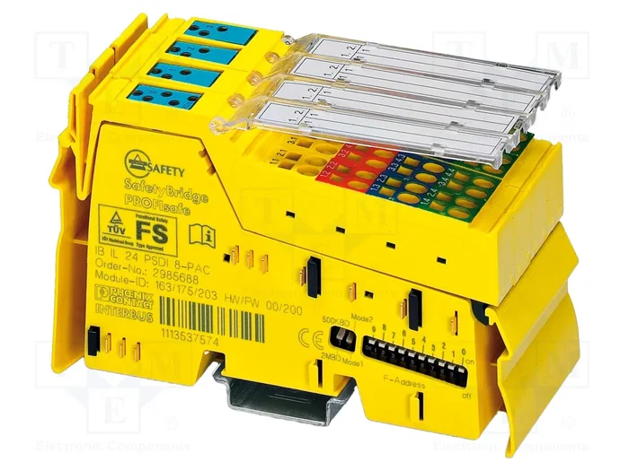 PHOENIX CONTACT IB IL 24 PSDI 8-PAC Módulo de ampliación de entradas/salidas PHOENIX CONTACT IB IL 24 PSDI 8-PAC Módulo de ampliación de entradas/salidas