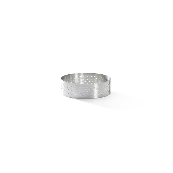 deBuyer Molde de anillo redondo de acero inoxidable perforado 6,5cm deBuyer Molde de anillo redondo de acero inoxidable perforado 6,5cm