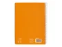 Liderpapel Cuaderno Espiral A5 Tapa Blanda 40 Hojas Cuadro Pautado 5mm Color Naranja