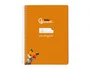 Liderpapel Cuaderno Espiral A5 Tapa Blanda 40 Hojas Cuadro Pautado 5mm Color Naranja