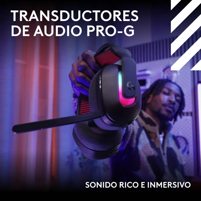 Logitech G Astro A20 X Auriculares Inalámbricos para Gaming Negro
