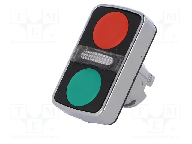 SCHNEIDER ELECTRIC Interruptor Doble Harmony XB4 22mm Rojo/Verde SCHNEIDER ELECTRIC Interruptor Doble Harmony XB4 22mm Rojo/Verde