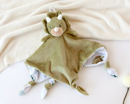 KioKids Doudou Dinosaurio Peluche Juguete de Apego para Bebé +0 Meses Verde Polyester