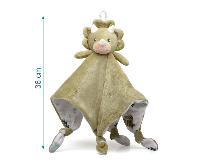 KioKids Doudou Dinosaurio Peluche Juguete de Apego para Bebé +0 Meses Verde Polyester KioKids Doudou Dinosaurio Peluche Juguete de Apego para Bebé +0 Meses Verde Polyester