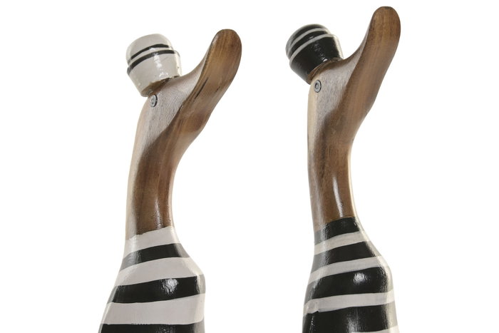 DKD Home Decor Figura de Bambú Pato Surtido Azul y Blanco, 4 Piezas DKD Home Decor Figura de Bambú Pato Surtido Azul y Blanco, 4 Piezas