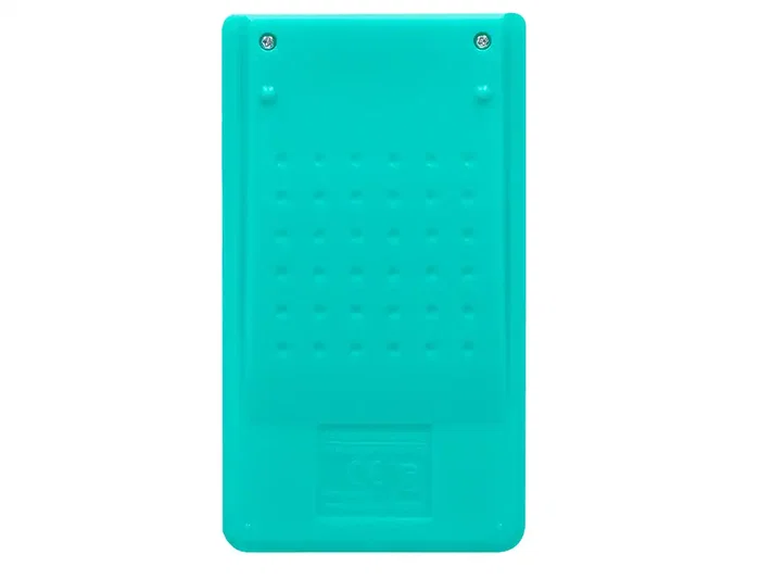 Liderpapel xf13 Calculadora de Bolsillo 8 Dígitos Solar y Pila 115x65x8 mm Color Verde