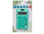 Liderpapel xf13 Calculadora de Bolsillo 8 Dígitos Solar y Pila 115x65x8 mm Color Verde