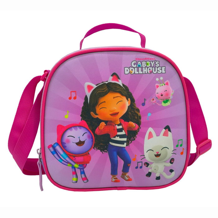 CYP BRANDS Set Trolley + portatodo + bolsa portameriendas La Casa de Muñecas de Gabby