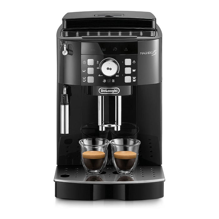 DeLonghi Magnifica S ECAM 21.117.B Máquina Espresso Automática con Molinillo Integrado y Depósito de 1.8L, Negro