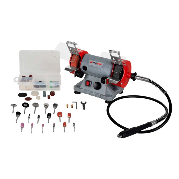 Holzmann DSM75SET Mini-Doppelschleifer Amoladora de Banco Doble 230V