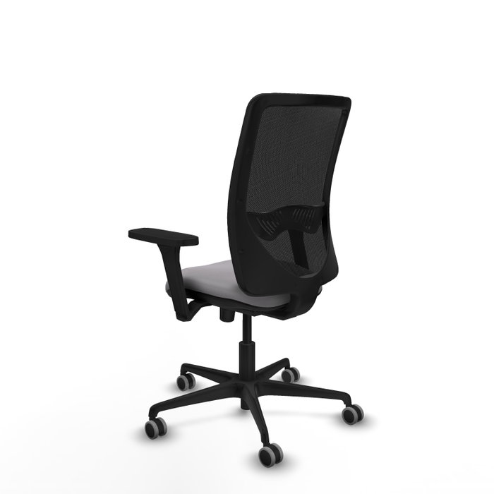 PIQUERAS Y CRESPO Silla de oficina Zulema Gris y Negro con mecanismo Sincro