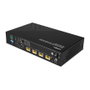 LINDY Extensor y divisor de vídeo 4K60 HDBaseT de 4 puertos Cat.6, 100m
