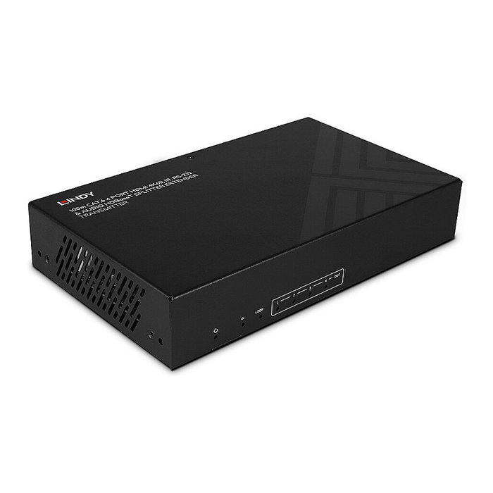 LINDY Extensor y divisor de vídeo 4K60 HDBaseT de 4 puertos Cat.6, 100m LINDY Extensor y divisor de vídeo 4K60 HDBaseT de 4 puertos Cat.6, 100m
