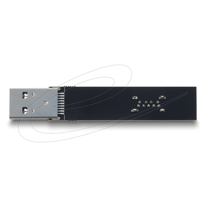 DeLOCK Adaptador USB 10 Gbps 67422, Conector Tipo-A Hembra a Tipo-A Macho Angular 90 Grados, Negro, Plug and Play