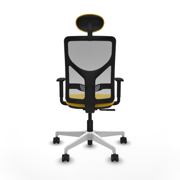 PIQUERAS Y CRESPO Silla de oficina Motilla con mecanismo Sincro, Amarillo y Gris PIQUERAS Y CRESPO Silla de oficina Motilla con mecanismo Sincro, Amarillo y Gris