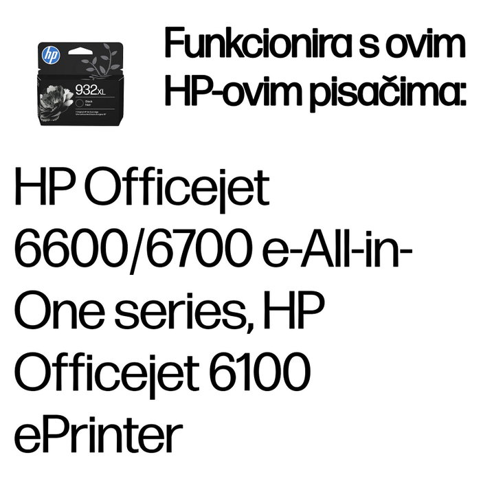 HP 932XL Cartucho de Tinta Negro de Alta Capacidad Original HP 932XL Cartucho de Tinta Negro de Alta Capacidad Original