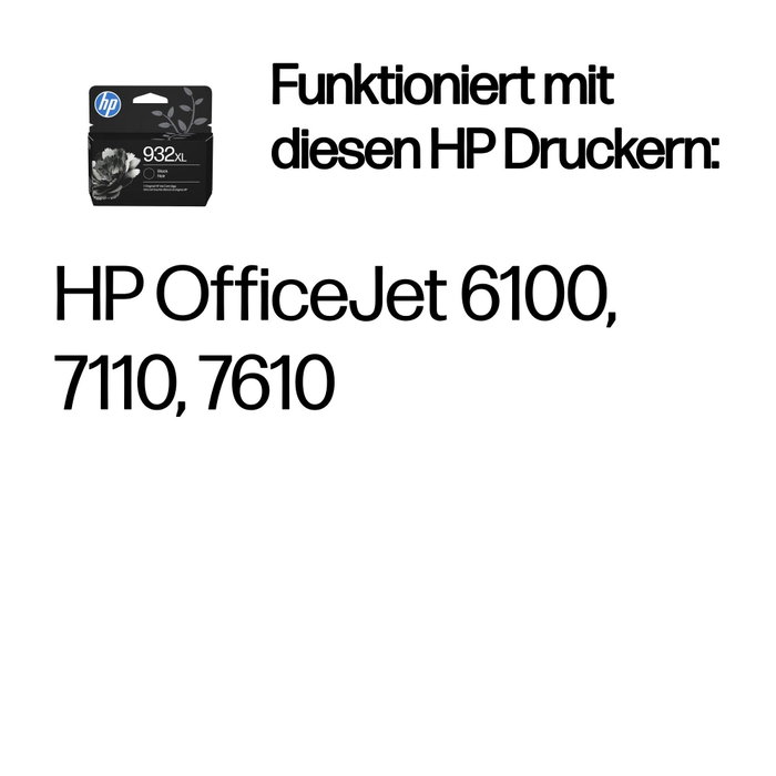HP 932XL Cartucho de Tinta Negro de Alta Capacidad Original