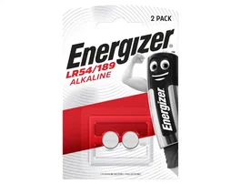 Energizer Pila Alcalina LR54, Blister de 2 Unidades para Dispositivos Profesionales, Sin Mercurio