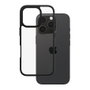 PanzerGlass CARE Urban Combat Funda iPhone 16 Pro Transparente Marco Negro Resistente Golpes