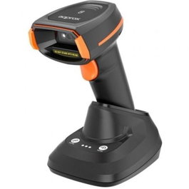 Approx APPLS24WSBS Lector de Código de Barras Inalámbrico 2D/1D/QR Negro y Naranja
