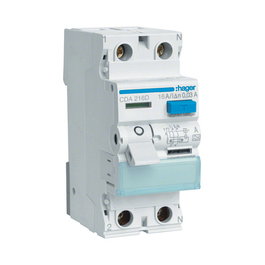 Hager Fi-Schalter CDA216D 2 polos 16A 30mA Tipo A