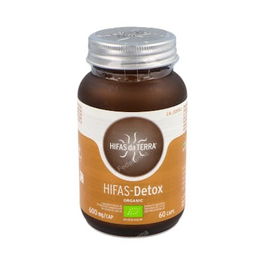 HIFAS DA TERRA Hifas Detox 60 Cápsulas - Suplemento Detox Natural con Maitake y Polyporus para Drenaje