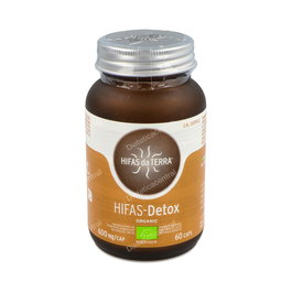 HIFAS DA TERRA Hifas Detox 60 Cápsulas - Suplemento Detox Natural con Maitake y Polyporus para Drenaje