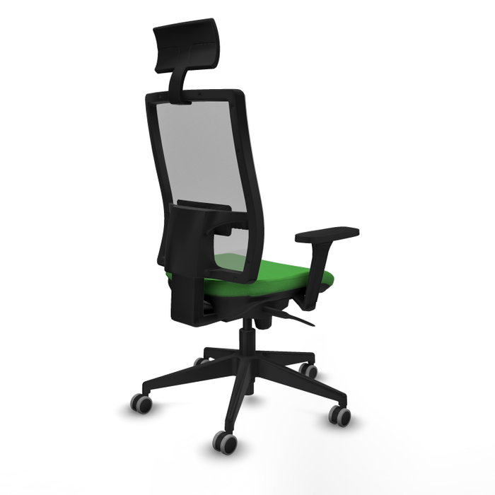 PIQUERAS Y CRESPO Silla de oficina Horna con mecanismo Sincro, Verde y Gris PIQUERAS Y CRESPO Silla de oficina Horna con mecanismo Sincro, Verde y Gris
