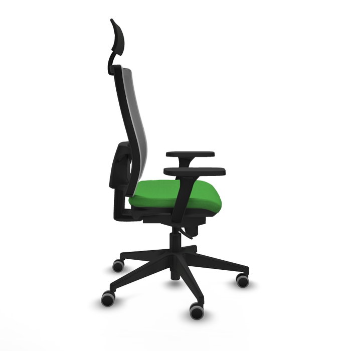 PIQUERAS Y CRESPO Silla de oficina Horna con mecanismo Sincro, Verde y Gris PIQUERAS Y CRESPO Silla de oficina Horna con mecanismo Sincro, Verde y Gris