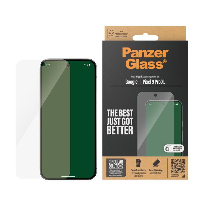 PanzerGlass Protector de pantalla Google Pixel 9 Pro XL Ultra-Wide Fit