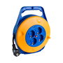 Solera Enrollacables 10 m 4 Tomas Bipolares con T/TL H05VV-F 3G1.00mm² 7412/1