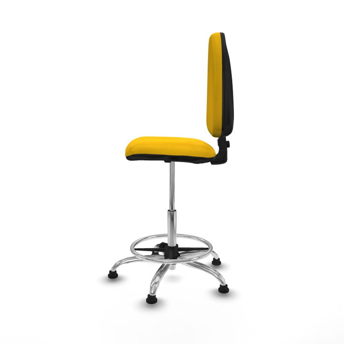 PIQUERAS Y CRESPO Taburete Aýna Amarillo con Mecanismo de Contacto Permanente PIQUERAS Y CRESPO Taburete Aýna Amarillo con Mecanismo de Contacto Permanente